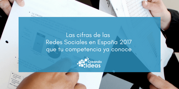 Redes Sociales en España 2017 ilustración post